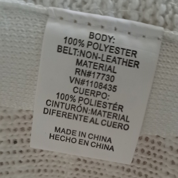 White Easter Bonnet Fedora Hat LN - Picture 6 of 6